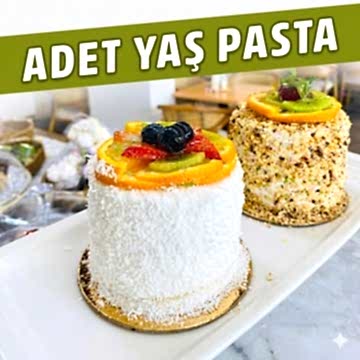 Yaş pasta 1 Adet