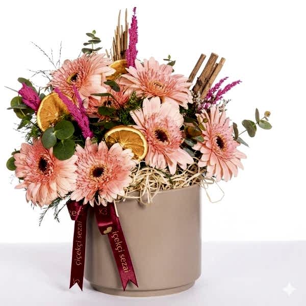 Pink Love Pembe Gelbera