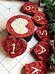 ismini güllerle yazdırr..